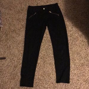Black fashion jeggings